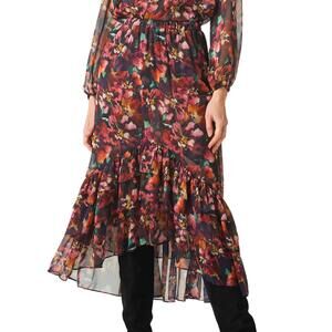 NEW MISA LOS ANGELES esti skirt in libra fleur chiffon